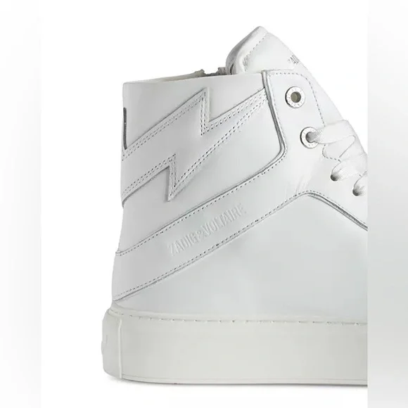 Zadig & Voltaire White High-Top Sneakers